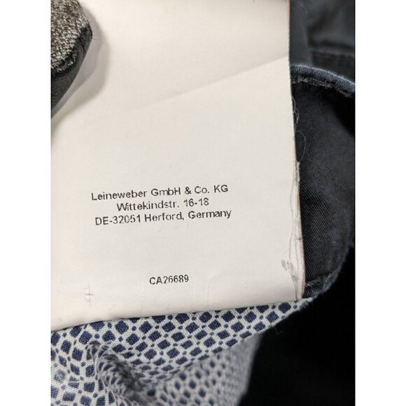 Brax Pants Mens 40x32 (Actual 37x31) Cooper Fancy Regular Chino Black - Picture 8 of 16